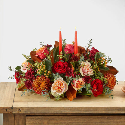 Gather Near Centerpiece –  The Village Market Florist, Holly Springs MS