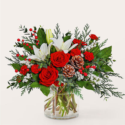 Best in Snow Bouquet –  The Village Market Florist, Holly Springs MS