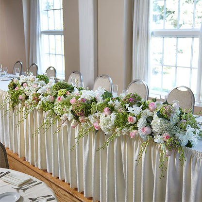 State of Joy Head Table Arrangement –  The Village Market Florist, Holly Springs MS