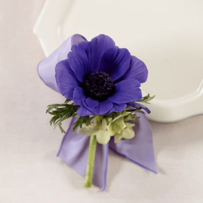 Purple Passion Boutonniere –  The Village Market Florist, Holly Springs MS
