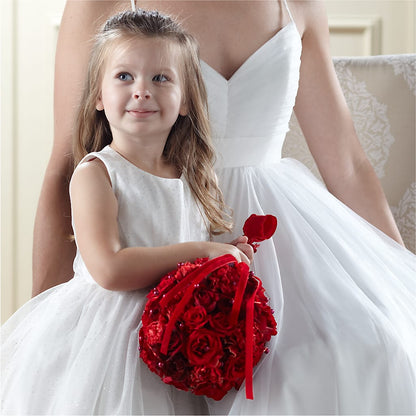 Pure at Heart Flower Girl Arrangement –  The Village Market Florist, Holly Springs MS